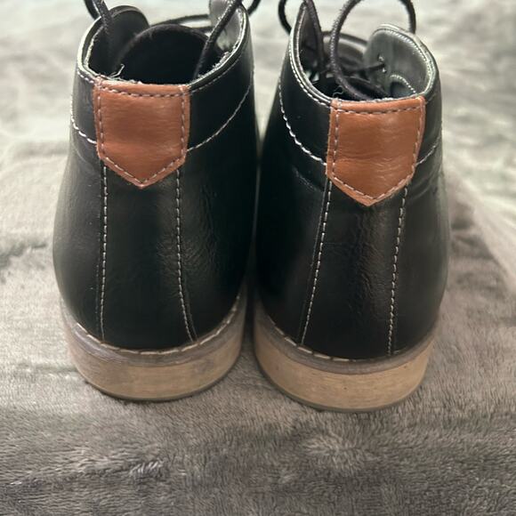 Sonoma Men’s Vitalize Black lace up boots Sz 8 - Picture 3 of 9